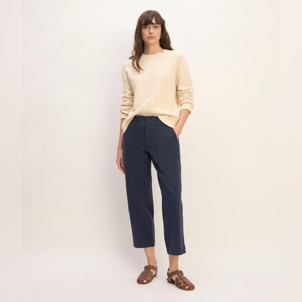 Everlane The Organic Utility Pant in Navy